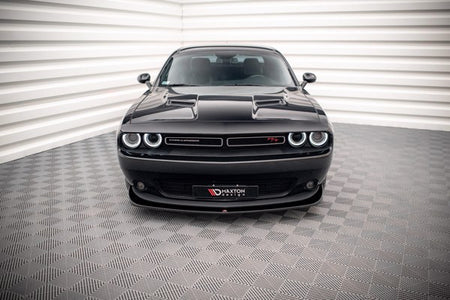Maxton Front Splitter Dodge Challenger Rt Mk3 Facelift - Gloss Black