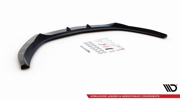 Maxton Front Splitter V.1 Opel Astra Gtc Opc-Line J - Gloss Black