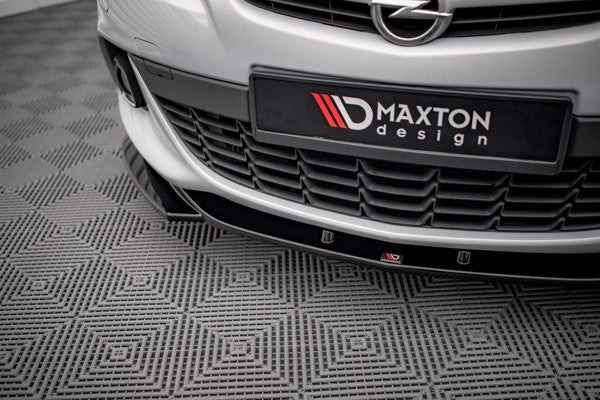 Maxton Front Splitter V.1 Opel Astra Gtc Opc-Line J - Gloss Black