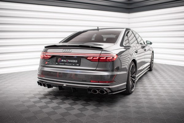Maxton Rear Side Splitters V.2 Audi S8 D5 - Gloss Black