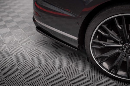 Maxton Rear Side Splitters V.2 Audi S8 D5 - Gloss Black