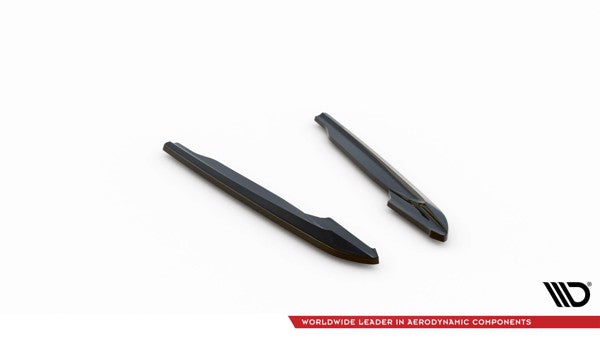 Maxton Rear Side Splitters V.2 Audi S8 D5 - Gloss Black