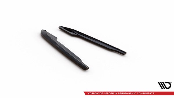 Maxton Rear Side Splitters V.2 Audi S8 D5 - Gloss Black