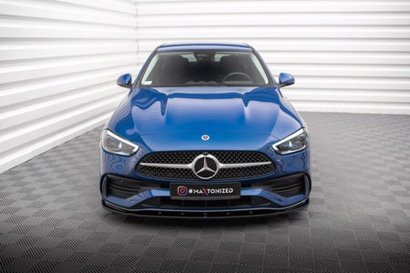 Maxton Front Splitter V.2 Mercedes-Benz C Amg-Line W206 - Gloss Black