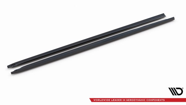 Maxton Side Skirts Diffusers V.2 Audi A5 / A5 S-Line / S5 Coupe 8T - Gloss Black
