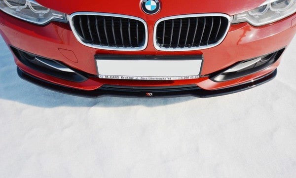 Maxton Front Splitter V.1 BMW 3 F30 - Gloss Black