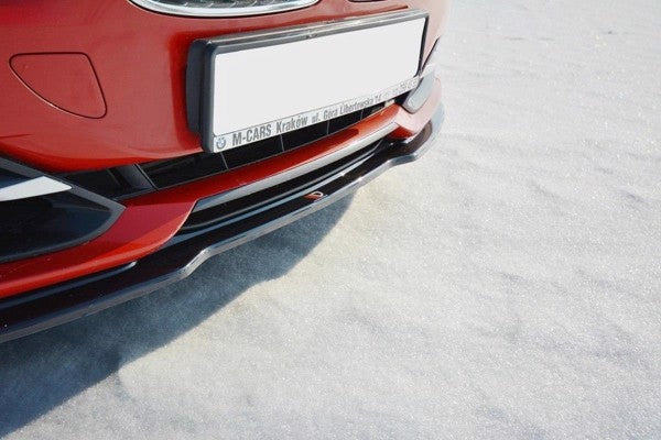 Maxton Front Splitter V.1 BMW 3 F30 - Gloss Black