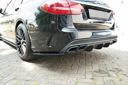Maxton Rear Valance Mercedes C-Class S205 63Amg Estate - Gloss Black