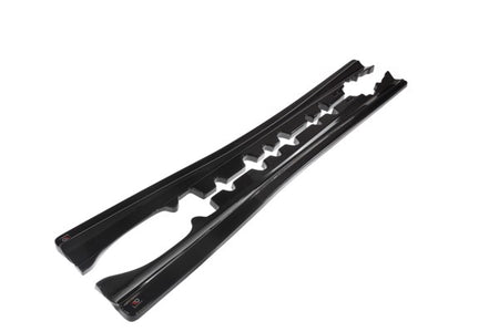 Maxton Side Skirts Diffusers Mercedes-Benz E-Class W207 Coupe Amg-Line - Gloss Black
