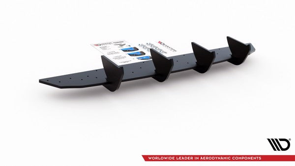 Maxton Racing Durability Rear Diffuser V.2 VW Golf 8 - Black