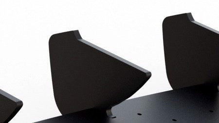 Maxton Racing Durability Rear Diffuser V.2 VW Golf 8 - Black