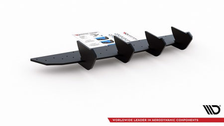 Maxton Racing Durability Rear Diffuser V.2 VW Golf 8 - Black