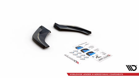 Maxton Rear Side Splitters V.2 Hyundai I30 N Hatchback Mk3 Facelift - Gloss Black