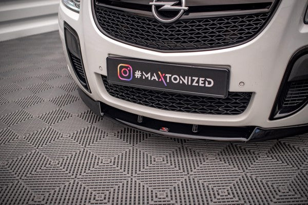 Maxton Front Splitter V.1 Opel Insignia Opc Mk1 - Gloss Black