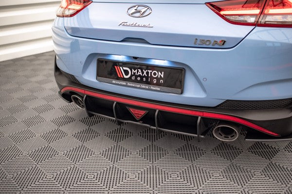 Maxton Street Pro Rear Diffuser Hyundai I30 N Fastback Mk3 Facelift - Black