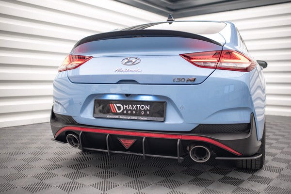 Maxton Street Pro Rear Diffuser Hyundai I30 N Fastback Mk3 Facelift - Black