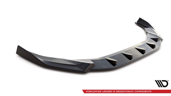 Maxton Front Splitter V.1 Audi A4 S-Line / S4 B9 Facelift - Gloss Black