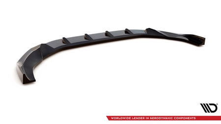 Maxton Front Splitter V.1 Audi A4 S-Line / S4 B9 Facelift - Gloss Black