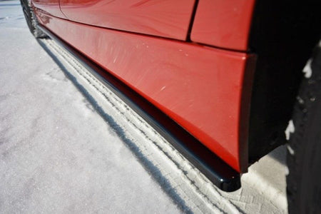 Maxton Side Skirts Diffusers BMW 3 F30 - Gloss Black