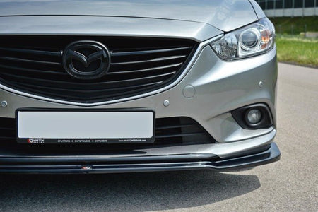 Maxton Front Splitter V.1 Mazda 6 Gj (Mk3) - Gloss Black