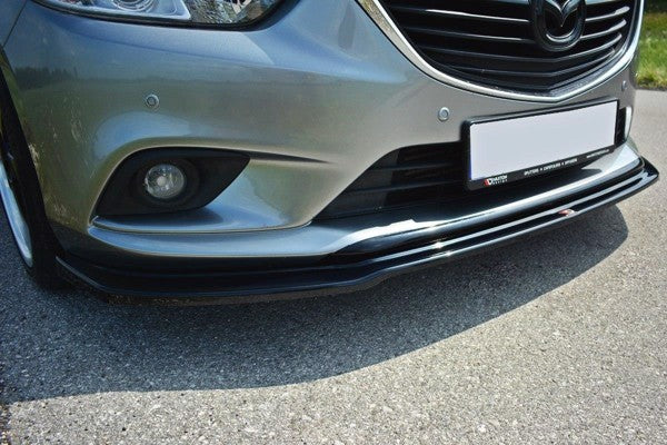 Maxton Front Splitter V.1 Mazda 6 Gj (Mk3) - Gloss Black