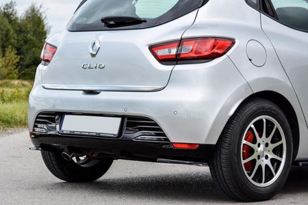 Maxton Rear Side Splitters Renault Clio Mk4 - Gloss Black
