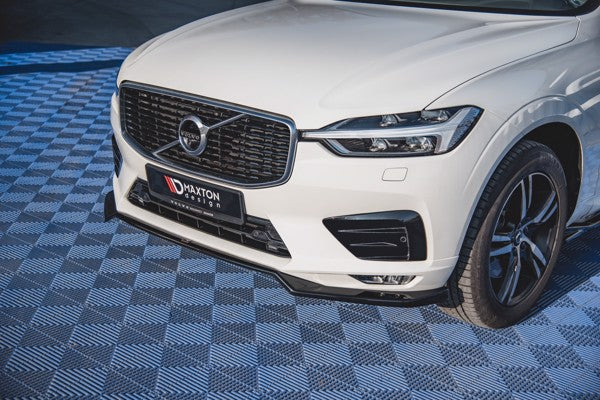 Maxton Front Splitter V.1 Volvo Xc60 Mk2 R-Design - Gloss Black