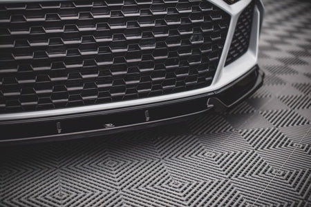 Maxton Front Splitter V.1 Audi R8 Mk2 Facelift - Gloss Black