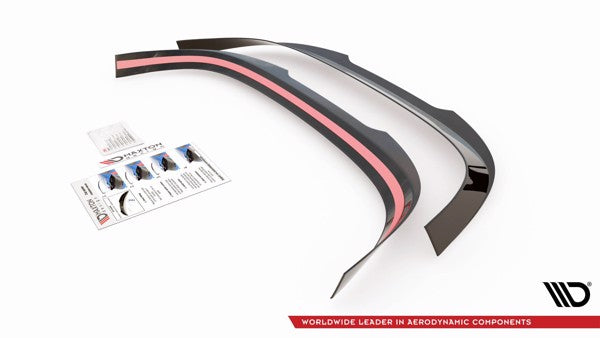 Maxton Spoiler Cap Volkswagen Golf R Mk8 - Gloss Black