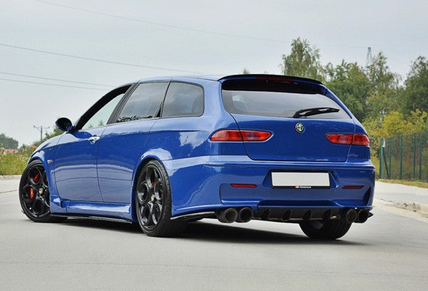 Maxton Rear Side Splitters Alfa Romeo 156 Gta Sw - Gloss Black