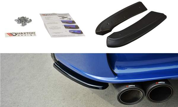 Maxton Rear Side Splitters Alfa Romeo 156 Gta Sw - Gloss Black