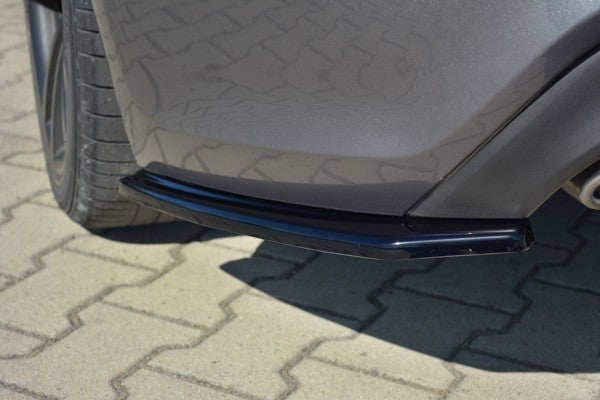 Maxton Rear Side Splitters Hyundai Genesis Coupé Mk.1 - Gloss Black