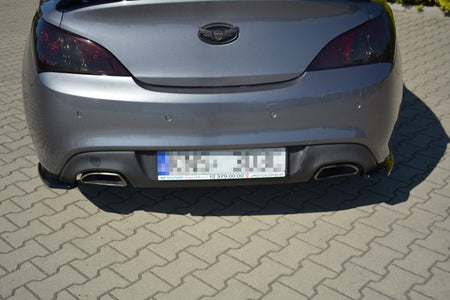 Maxton Rear Side Splitters Hyundai Genesis Coupé Mk.1 - Gloss Black
