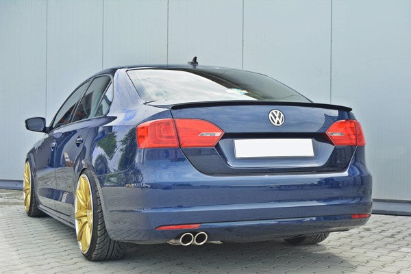 Maxton Spoiler Extension Volkswagen Jetta Mk6 Sedan Preface - Gloss Black