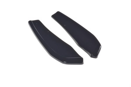 Maxton Rear Side Splitters For BMW X4 M-Pack G02 - Gloss Black