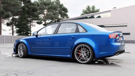 Maxton Side Skirts Diffusers Audi RS4 B7 - Gloss Black