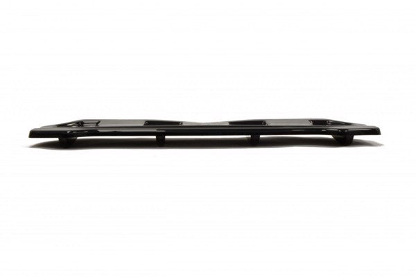 Maxton Central Rear Splitter Peugeot 308 Ii Gti (With Vertical Bars) - Gloss Black