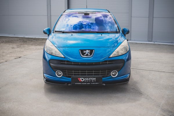Maxton Front Splitter Peugeot 207 Sport - Gloss Black