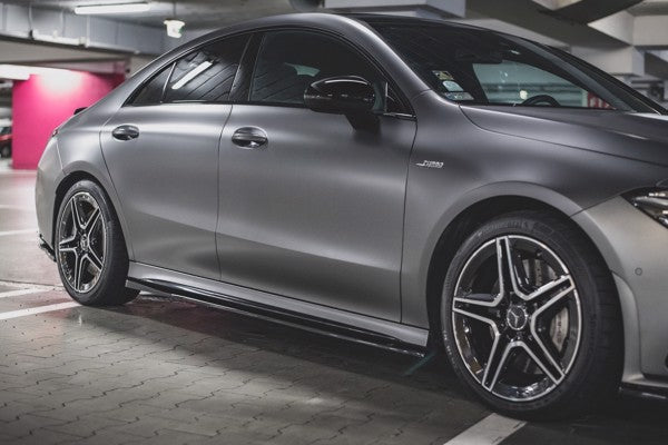 Maxton Side Skirts Diffusers Mercedes-Amg Cla 35 / 45 C118 - Gloss Black