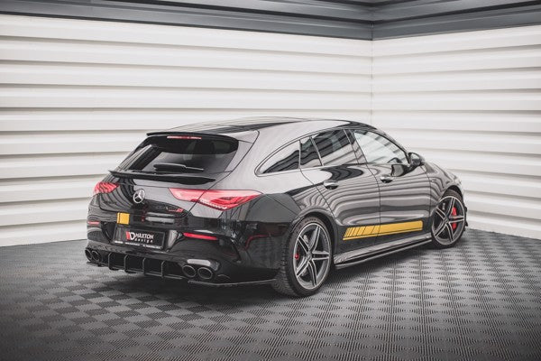 Maxton Side Skirts Diffusers Mercedes-Amg Cla 35 / 45 C118 - Gloss Black