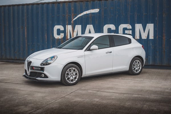 Maxton Side Skirts Diffusers Alfa Romeo Giulietta Facelift - Gloss Black
