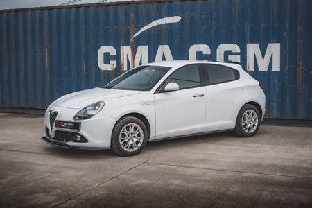 Maxton Side Skirts Diffusers Alfa Romeo Giulietta Facelift - Gloss Black