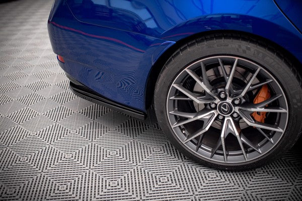 Maxton Rear Side Splitters Lexus Gs F Mk4 Facelift - Gloss Black