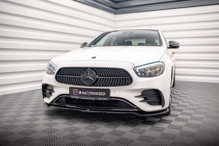 Maxton Front Splitter V.1 Mercedes-Benz E Amg-Line W213 Facelift - Gloss Black