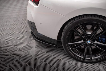 Maxton Rear Side Splitters V.2 BMW 2 Coupe M-Pack G42 - Gloss Black