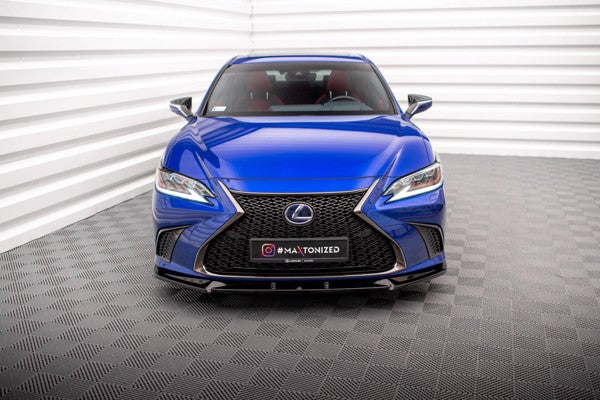 Maxton Front Splitter V.2 Lexus Es F Sport Mk7 - Gloss Black