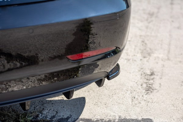 Maxton Rear Side Splitters Tesla Model 3 - Gloss Black