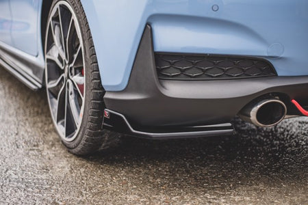Maxton Rear Side Splitters V.3 Hyundai I30 N Mk3 Hatchback - Gloss Black