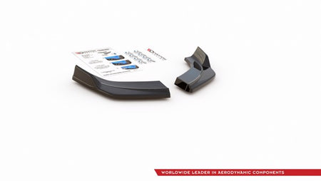 Maxton Rear Side Splitters V.3 Hyundai I30 N Mk3 Hatchback - Gloss Black