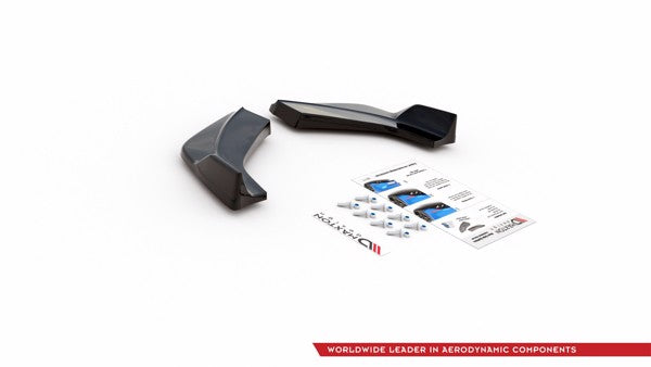 Maxton Rear Side Splitters V.3 Hyundai I30 N Mk3 Hatchback - Gloss Black